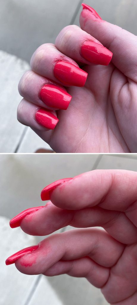 A close up of a hand Description automatically generated