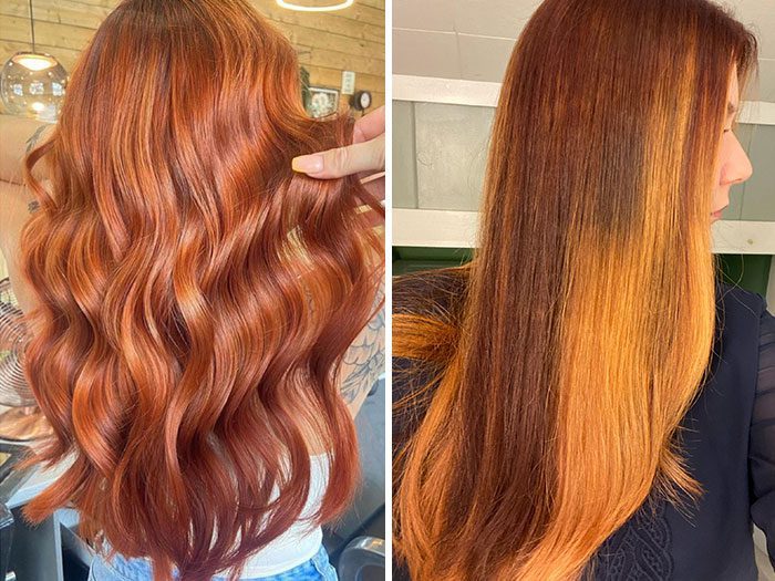 A person with red hair
Description automatically generated